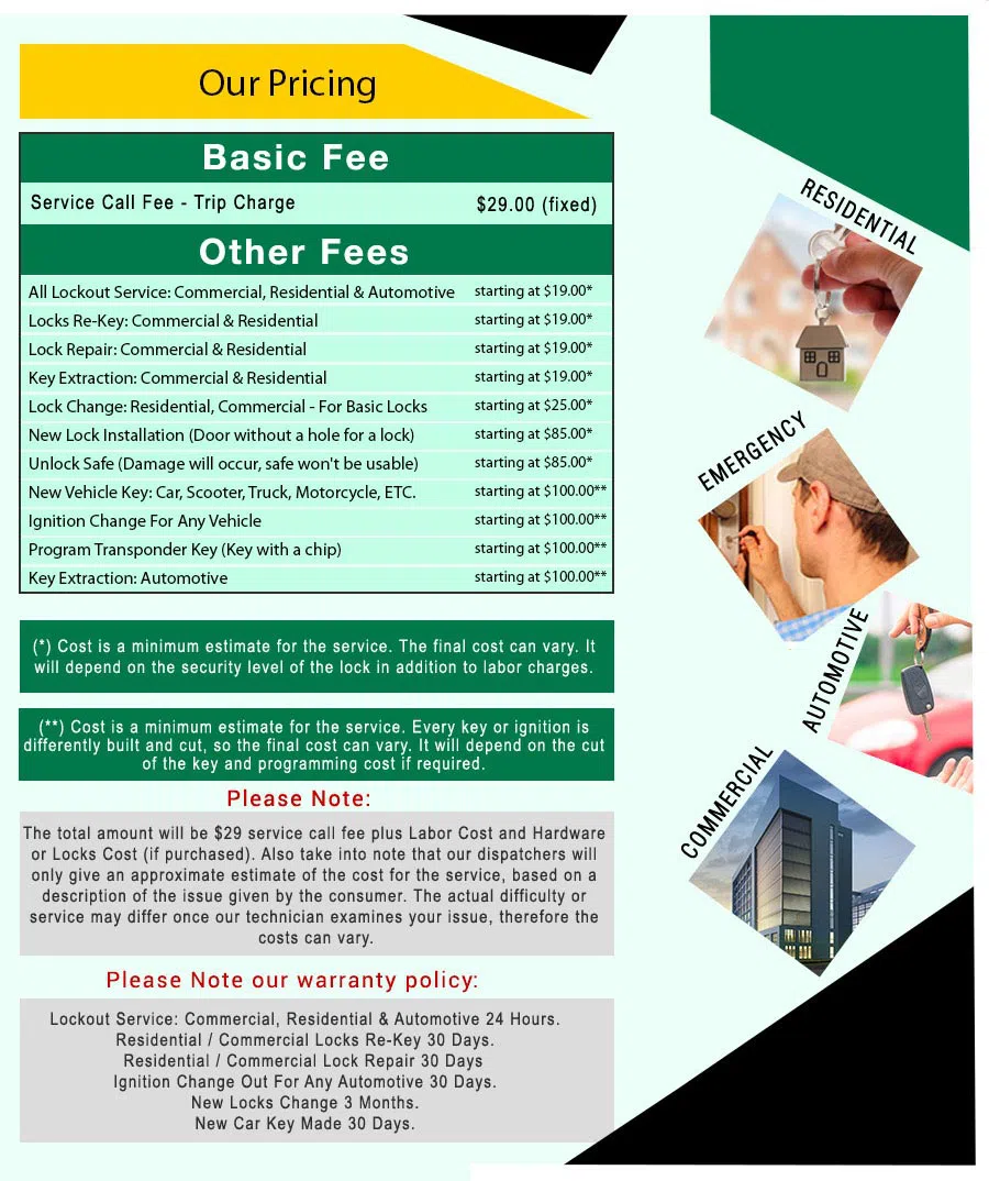 Amber Locksmith Store Marietta, GA 770-281-2668 - price-list-68-19mod
